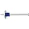 Blue Point Blue Point .300 in. D X 3 in. L Steel Flat Head Drive Pin with Washer 100 box PDW25-76F10 - alternate 1